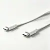 Cable de datos flexible dual tipo C resistente a la congelación, adecuado para iPhone 17/16 de Apple, Huawei, iPad, portátiles Xiaomi