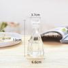 Vaso de vidro criativo decoração hidropônica ins estilo pequeno vaso alto sentido arranjo de flores dispositivo de alto valor de cor pequeno presente atacado