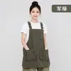 Nuevo delantal minimalista de Tasslon resistente al agua, duradero y fácil de limpiar, versátil para uso en cocina y restaurante, adecuado como ropa de trabajo