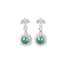 Pendientes Originales Cuadrados de Jade Plata de Ley 925 Retro Nuevos Pendientes Chinoses Geométricos para Mujer Lujo Accesible Joyería para Orejas de Gama Alta