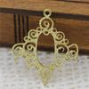 24*27mm pingente de cobre fundido acessórios diy grampo de cabelo antigo brincos passo balanço material acessórios