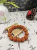 Contas Explosivas de Bodhi Vajra Estilo Xizang Nepalesas com Carne Dentro, Especial de Transmissão ao Vivo, Pulseira Popular, Contas de Oração, Pulseira de Joia Unissex