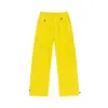 Pantalones casuales de softshell impermeables para hombres y mujeres, estilo dopamina de otoño, pantalones de trabajo rectos holgados multicolor para exteriores para niñas