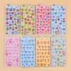 Pegatinas de Dibujos Animados con Relieve Estéreo 3D para Decoración de Cuaderno Infantil, Pegatinas de Cristal Lindas y Divertidas para Niñas, Pegatinas DIY