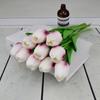Fabricante Venta al por Mayor Pu Tulipán Tacto Realista Flores Artificiales para Hogar Fotografía, Boda y Decoración de Sala de Estar Ramo Accesorios