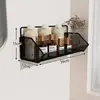Prateleira de Banheiro Prateleira de Parede para Banheiro Sem Furos Prateleira de Armazenamento Multicamadas para Parede de Banheiro Vaso Sanitário Banheiro Sala de Banho