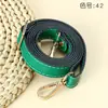 Alça de Bolsa de PU em Estoque com Alça, Ajustável, Padrão Granulado, Peças de Reposição para Bolsa com Ferragens Transversal/Ombro, Multicor, Direto da Fonte