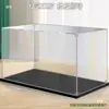 Capa de Poeira para Modelo Feito à Mão 2 Suportes de Exibição Caixa de Exibição de Acrílico Armazenamento Gundam Koziko à Prova de Poeira Transparente Produção