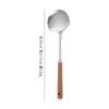Aço Inoxidável 304 Doméstico Coração de Noz em Formato de Coração Colher de Sopa Escorredor Colher de Mingau Cabeça de Cogumelo Panela de Cozinha Pá Utensílios de Cozinha
