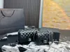 Bestseller transfronterizo bolso cuadrado acolchado de piel genuina con cadenita de bolitas doradas, versión de alta gama, bolso de hombro y cruzado para mujer estilo Chanel