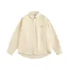 Camisa de manga larga 2026, moda de Hong Kong estilo japonés, camisa holgada, unisex, nueva colección de primavera, prenda exterior casual moderna y versátil