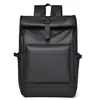 Mochila Estilo Novo 2026 Bolsa para Laptop Mochila Casual Cor Sólida Masculina Grande Capacidade Mochila Escolar para Estudante do Ensino Médio