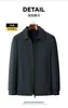 Chaqueta Nueva de Hombre para Primavera y Otoño con Cuello Solapa, Chaqueta Cortavientos Versátil Casual de Moda Color Sólido