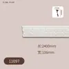 Líneas decorativas de PU líneas planas talladas líneas en relieve villa casa de autoconstrucción decoración estilo francés imitación yeso líneas de PU blanco roto