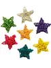 Estrella de cinco puntas de ratán de 7 cm bola de ratán de amor colgante de decoración para el hogar juguete para pájaro loro de mascota pequeña