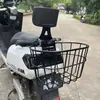 Cesta Eléctrica para Maletero de Vehículos Eléctricos, para Recoger y Dejar Vehículos Eléctricos, Forro Metálico Engrosado para Cola Trasera, Cesta de Almacenamiento de Gran Capacidad