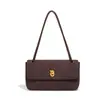 Bolsa Transversal de Camurça Artesanal Casual e Versátil, Bolsa Envelope de Alto Padrão Baixo Luxo, Bolsa de Ombro Simples para o Dia a Dia, Bolsa de Braço
