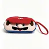 Estojo Fofo para Material Escolar de Estudante Bolsa de Tecido Pelúcia Desenho Animado para Guardar Canetas Zíper Duplo Porta Moedas Cartão Celular