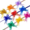 Guirnalda de Cinta Decoración de Coche de Bodas Envoltura de Regalos Mariposa Habitación de Boda Techo Escaleras Sala de Estar Guirnalda de Tul