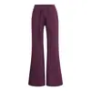 Pantalones Casuales Acampanados Gruesos con Forro de Polar Estilo Americano para Mujer, Novedad Otoño e Invierno, Cintura Baja, Adelgazantes, Alargadores de Piernas, Pantalones de Chándal