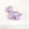 Acrílico UV Color Real Chapado Pony DIY Cadena para Teléfono Móvil Bolso Colgante Material con Cuentas Accesorios de Joyería Cuentas con Agujero Recto