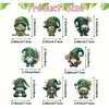 Transfronteiriço Novo Conjunto Plano de Acrílico Decoração de Carro Pingente Christmas Xícara de Chá Menina Conjunto de Seis Peças Padrão