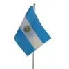 En stock, No. 8, 14*21 cm, Bandera de mano de Argentina con mástil, Bandera del Mundial, Banderas pequeñas de varios países, Hecho a medida