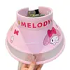 Sombrero de Sol de Dibujos Animados de Verano para Niños Sombrero para Bebé de Ala Ancha Lindo con Parte Superior Abierta Sombrero con Ventilador para Sombrear al Aire Libre Niñas Niños