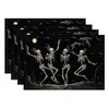 Manteles Individuales Decorativos de la Serie de Halloween Más Vendidos, Tapetes Decorativos de Mesa, Tapetes Drenantes de Cocina Absorbentes de Agua, Secado Rápido, Fácil Cuidado