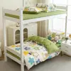 Novo Modelo 2025 Conjunto de Três Peças 100% Algodão para Estudantes Conjunto de Roupa de Cama Puro Algodão para Dormitório Estudantil