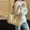 Bolsa de lona estilo coreano ins, bolsa de mano artística, estilo casual, bolso de mano para la escuela de estudiantes, bolsa de hombro grande para compras, moderna