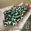 Acessórios para Pingente de Agata Dzi de Xizang Atacado Chaveiro DIY Estrela e Lua Acessórios Bodhi Dzi de Três Olhos Contas Soltas
