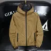 Jaqueta Fina Luxo Leve Jaqueta de Primavera Masculina Jaqueta Casual Masculina com Capuz Solta Grande Top Tendência Masculina