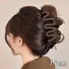 Presilha Tubarão Cor de Café Novo Modelo 2025 Presilha de Cabelo de Alto Valor para Cabelos Grossos, Presilha de Cabelo Floral Meio Preso, Presilha de Cabelo Mais Vendida no Atacado