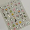 Lindas Pegatinas de Animales para Uñas 5D en Relieve Estéreo Infantil Animalitos Pequeños Pegatinas DIY para Uñas Estilo Joyería Ca