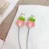 Modelo de Ola Adecuado para Apple Iphone16/15/14 Cable de Datos para Carga de Teléfono Móvil Cubierta Protectora Lindo Dispositivo Mordedor de Cable