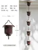 Cadena de lluvia de patio, campana de lluvia para drenaje de aleros, campana de lluvia para exteriores, cadena de lluvia de estilo japonés, cadena guía de agua de templo, sistema guía de agua para villa