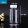 Em Estoque 15-500ml Plástico Transparente para Animais de Estimação com Bico Dosador, Garrafas com Cápsula Selada, Garrafas Dosadoras, Garrafas para Amostras