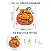 Nuevas Pegatinas de Ventana de Vidrio de Calabaza de Dibujos Animados para Halloween, Gato Negro, Caramelo, Murciélago Pegatinas Estáticas, Suministros de Decoración Festiva para Tiendas