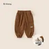 M Itens de Bem-Estar Não Reembolsáveis Calça Jogger Infantil Casual Primavera e Outono Calças Esportivas para Meninos e Meninas Calças para Crianças Calças de Moletom Liquidação