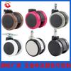Ruedas Giratorias al por Mayor Nylon Pu Silenciosas Ruedas Universales 1.5 pulgadas 2 pulgadas Ruedas Universales Poleas Engomadas Ruedas de Plástico Pp