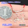 Prata Esterlina s999 Ruyi Nuvens Auspiciosas Espaçador de Prato Laço Fechado Cristal Wenwan Corda de Mão Trançada Colar Acessórios DIY