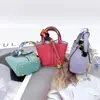 Pingente Mini Fofo Bolsa Pequena Couro Microfibra Cesta Charme Chaveiro Porta-Moedas Bolsa de Fone de Ouvido Charme