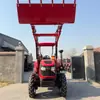 Tractor para uso agrícola, tracción en las cuatro ruedas, China Luoyang Grandus 80 caballos de fuerza, tracción en las cuatro ruedas, motocultivador multifuncional con transporte integrado