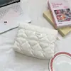 51171 Bolsa de Mão Acolchoada Bordada Grande Capacidade Embalagem de Cosméticos Bolsa de Armazenamento para Miudezas Bolsa de Cosméticos Macia