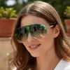 Óculos de Sol Retro Estilo Novo Europeu e Americano com Ponte Dupla, Armação Grande Estilo Aviador, Óculos Versáteis Casuais Tendência Personalizados para Mulheres