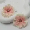 Flores de simulação diy cabeças de flor multicamadas Headdress Hanfu guirlanda de flores artesanal materiais flores de seda flores para grampo de cabelo flores para decoração de casamento flores