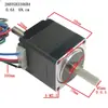 Motor de Passo Bifásico 28Byg Eixo Oco 33mm 50mm Eixo Duplo 5mm 1.8 Graus Oco 2.5 Quatro Fios Nema11