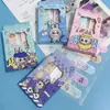 Caixa de Curativos Sanrio Kt Kuromi com 10 Peças para Estudantes e Crianças, Curativos Impermeáveis e Respiráveis, Adesivos para Feridas, Adesivos Hemostáticos