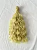 Peluca de Muñeca de Algodón 25cm Cabello Ondulado de Seda Suave con Degradado de Onda de Agua para Muñecas Bjd